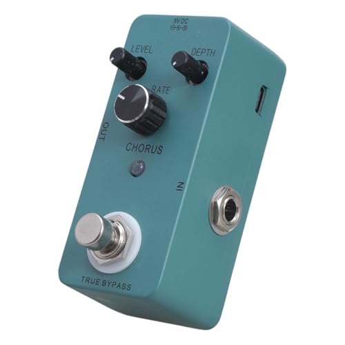 メタルシェルアナログコーラスギターエフェクトペダル ミュージシャンや音楽愛好家向け プロフェッショナルコーラスペダル ギターエフェクト