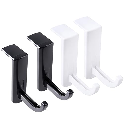 🎧【Organizza le tue cuffie】Gancio per cuffie 4 pezzi, colore: nero+bianco, dimensioni: 7,5*2,5*5,3 cm, materiale: plastica.