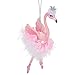 Kurt Adler E0480 Flamingo Ballerina Christmas Ornament, 5.63-inch Tall