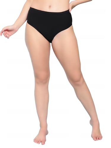 Image of Shasmi Women's High Coverage Cotton Hipster Panties | Super Combed Mid Rise Briefs | Mid Waist Printed Underwear for Women | Soft Breathable Everyday Comfort Innerwear (Pack of 3)