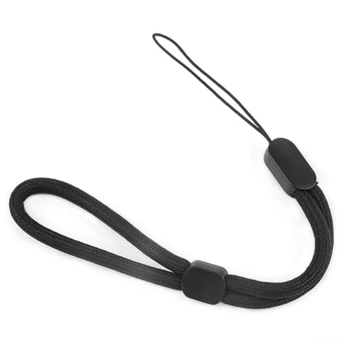 Image of Bicycle Security Tether, Anti-Lost Wrist Strap for Helmet Camera for Garmin for Edge Bike Lights, Cycling Safety Lanyard 20.5cm Black Nylon(Black)