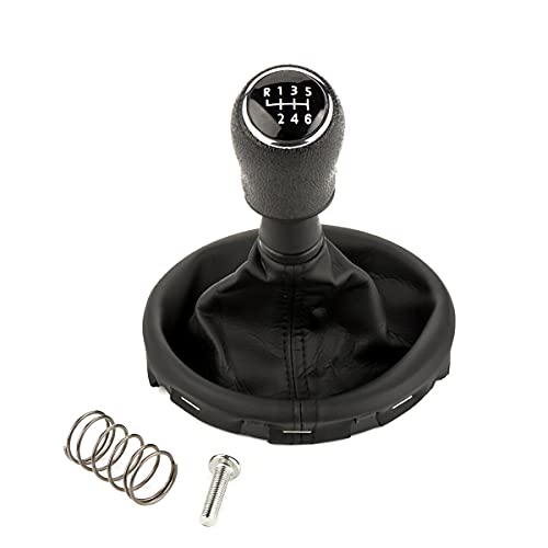 LST Schaltknauf Schalthebel mit Schaltsack 6-Gang schwarz Trans T5 V 7H