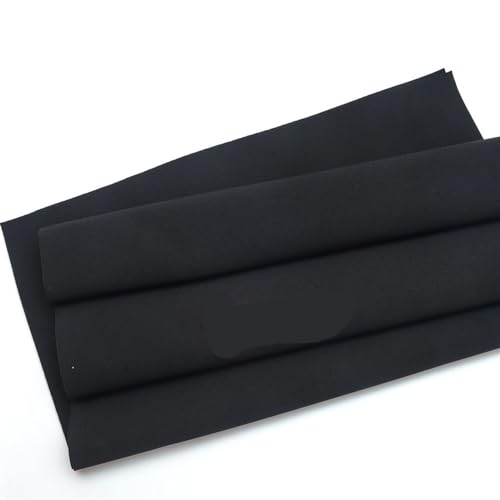 Realizzati in poliestere e spandex, non si consumano. Questo tessuto in neoprene è facile da cucire.