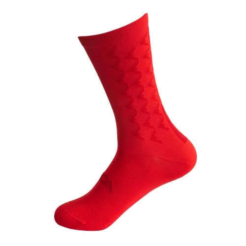 SILCA Tall Aero Cycling Socks - Super Thin Unisex Socks, Designed for Aero Marginal Gains, 19.5cm Cuff