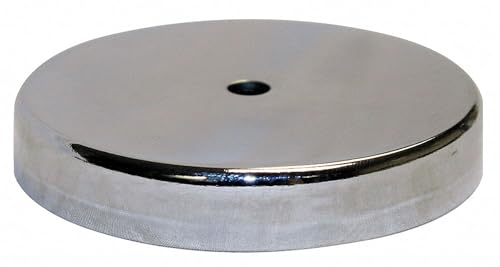 Magmate 47.5 Lbs. Holding Capacity,2-1/32" Dia.,5/16" Height,7/16" Magnet I.D.,3/16" Hole I.D.,Plated Cup Low Profile Cup Magnet,Wt. 0.05 Lbs.
