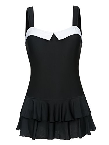 Pussy Deluxe Maillot De Bain Lovely Collar Femme Short De Bain Noir S 80% Polyamide, 20% Élasthanne Cover