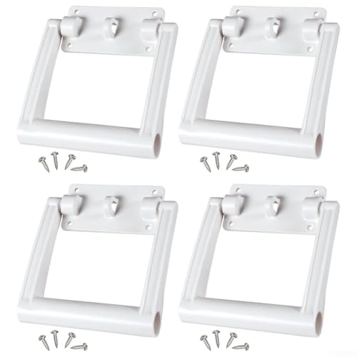FACULX Asas de repuesto para enfriadores Igloo de 25 a 72 cuartos de galón, con bisagras y tornillos, piezas de enfriador, asas de plástico Igloo-Cooler
