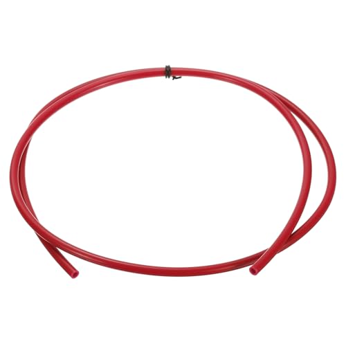 sourcing map 1M/3.3ft PTFE Tube,3mm IDx5mm OD PTFE Tubing,Red