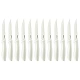 Cuisinart C55-6PCSW Advantage Ceramic Coated Serrated Steak Knife 12 Pieces Set White