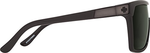 Spy Optic Flynn Shiny Black/Matte Black/Happy Gray/Green One Size #TOP3
