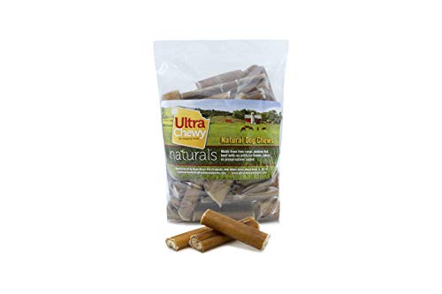 Ultra Chewy Dog Treats, Beef Bully Sticks 2"-5", All Natural Ingredients, Made in Brazil - 1 Pound Ultra Chewy Dog Treats, Beef Bully Sticks 2"-5", All Natural Ingredients, Made in Brazil - 1 Pound