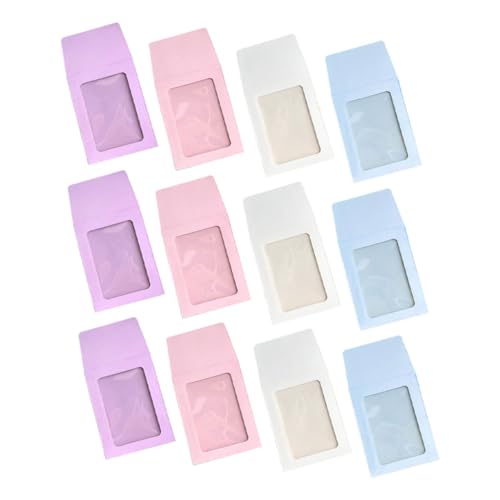 WOFASHPURET 40pcs Mail Sack Picture and Card Holder Game Cards Sleeves Standard Trading Card Sleeves Game Cards Protective Sleeves Card Envelopes Credit Card Sleeves Photo Anti-scratch Paper