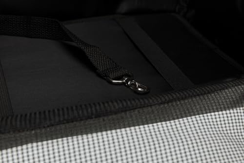 Trixie Hunde-Rucksack AVA - Metallverstärkung für Formstabilität - von Oben und vorne zu öffnen - Außentaschen - Kurzleine - herausnehmbare Bodenplatte - 32 x 42 x 20 cm - bis 10 kg - 28840