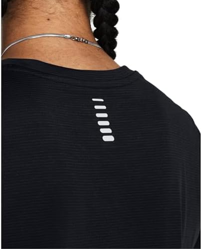 Under Armour UA LAUNCH SHORTSLEEVE Kadın T-Shirt Black / / Reflective LG - Görsel 3