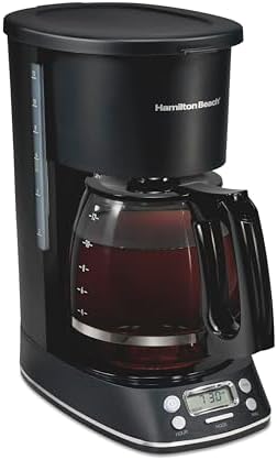 Hamilton Beach 12 Cup Programmable Hot & Iced Coffee Maker, Glass...