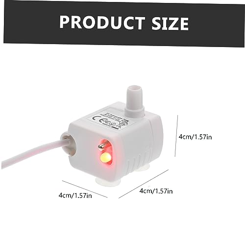 Bomba de agua Mipcase para fuente de mascotas blanca miniatura 2