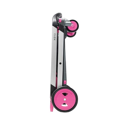 CLAX® Handwagen | inklusive Faltbox | pink + zusätzlicher Klappbox als Bundle