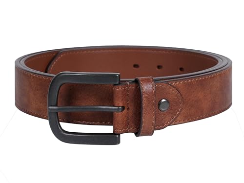 Men's Belts Brown Big and Tall Belts for Men Dress Jeans 44 & 46 Inch3