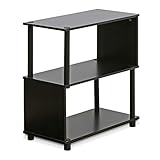 furinno 2-tier flexi libreria, legno, marrone (espresso), 2 scomparti