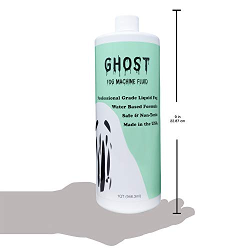 Ghost Fog Machine Fluid - High Density Fog Juice For Water Based Foggers (1 Quart) - Non-Toxic #TOP4