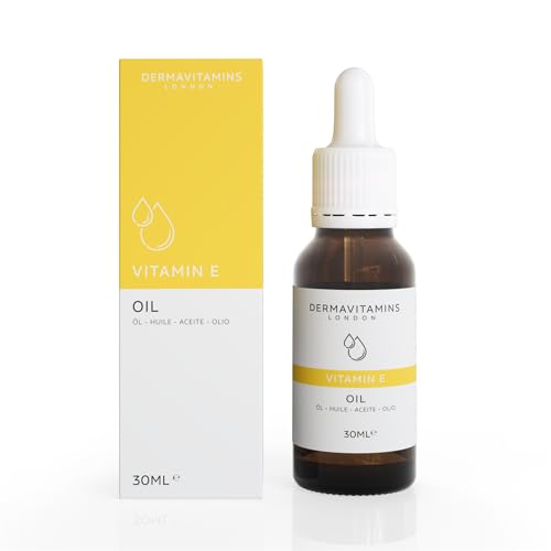 Dermavitamins 100% Aceite Natural de Vitamina E 30 ml (Paquete de 1)
