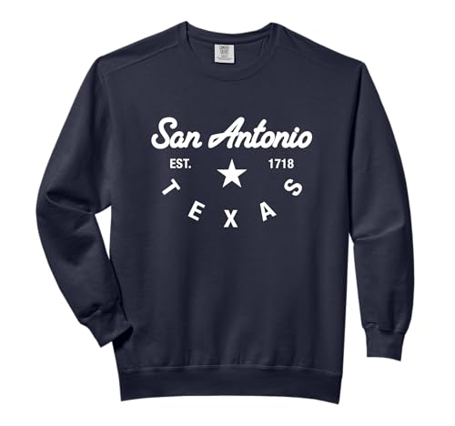 San Antonio Texas Throwback Comfort Colors Sweatshirt