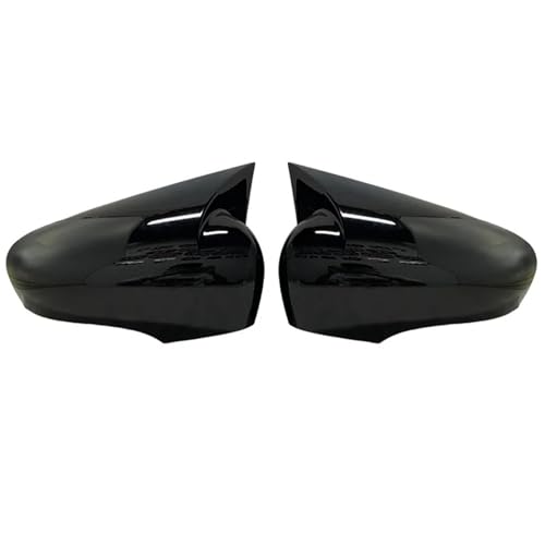 Coques de rétroviseurs pour Renault Clio MK4 noir brillant x2