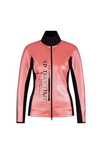 Sportalm Jersey Jacke Brew mit Shiny Effekt, Farbe:coral, Größe:42