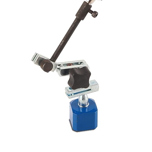 YWBL-WH Support de Support de Base Magnétique Réglable pour Indicateur à Cadran 0-0,8 Mm, Joints Rotatifs Flexibles et Solides, Haute stabilité pour la Mesure du Champ de la Pièce à Travailler,