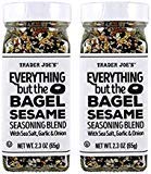Trader Joe's Everything But The Bagel Sesame Seasoning Blend 2.3 oz (Pack of 2) - SET OF 10