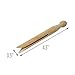 Honey-Can-Do 100 Pack Round Birch Wood Clothespins, Durable Wood Clips For Hanging Clothes, Pins, And Laundry, For Organizing, Drying & Everyday Use, Practical Hanging Solutions, Reliable Wooden Clips