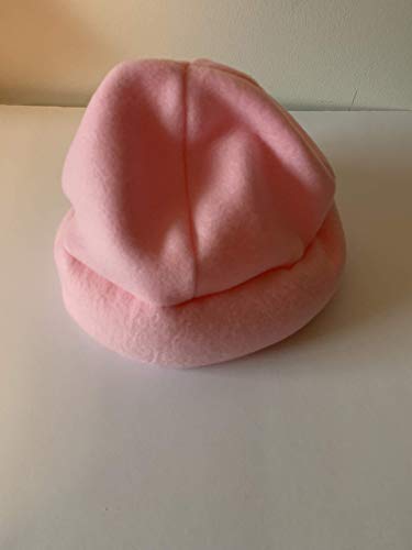 Aunt Sandy's Sewing Child Weighted hat for Compression, Heavy Therapy hat, Washable Fleece Pink3