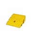 Soglia Rampe, Trolley Slope Rampe Scooter sicurezza Rampe scorrere Rampe Auto Shop Slope Mat/Nero, Giallo / 25 * 27 * 7-13cm (Color : Yellow)