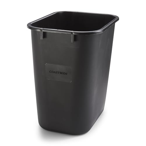 Caneca de basura rectangular negra 3.5 gal 2 unidades miniatura 2