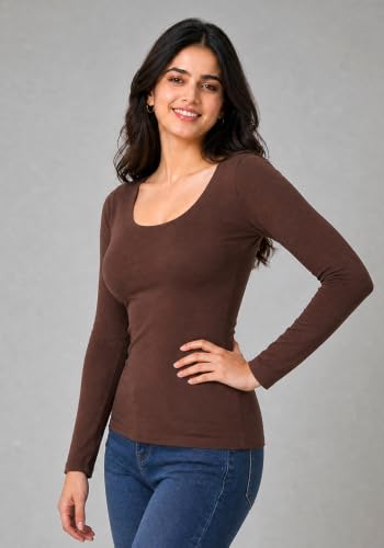 Image of Wear Your Opinion Full Sleeve Fitted Tops for Woman Western | Tshirt for Woman | Women Tees | Women T Shirt
