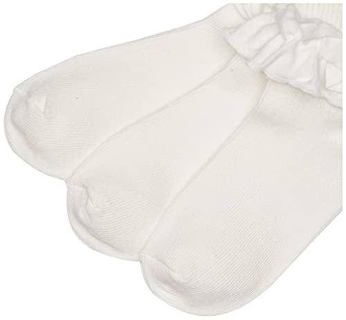 Jefferies Socks Girls 2-6X Misty Ruffle Turn Cuff 3 Pair Pack Socks3