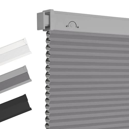 Allesin Zen No Drill Blinds for Windows Blackout Cordless Cellular