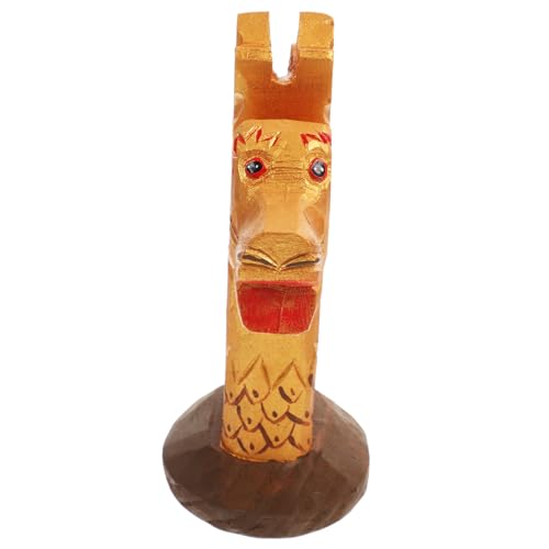 Ciieeo Cute Wooden Eyeglass Holder Animal Statue Rack Functional and Decorative Desk Stand