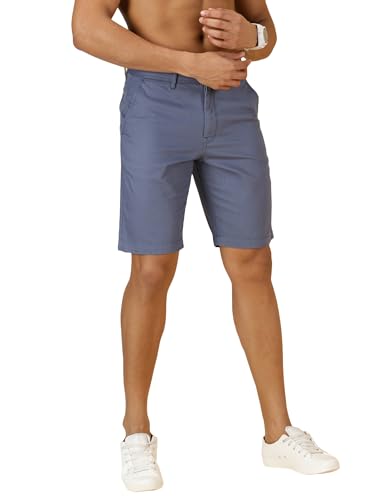 Image of Thomas Scott Men's | Solid | Chino Shorts | Regular Fit | Cotton Elastane | Above Knee | Casual Short