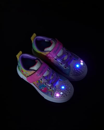 Baskets Skechers Twinkle Sparks Heather Char pour Enfant - vue 10