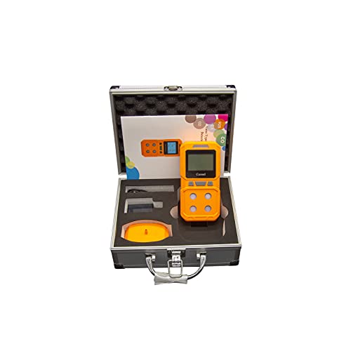 Coreel 4 Gas Monitor, Portable Co2, H2S, O2,Ex Gas Detector Meter - Ready To Use (Orange) #TOP6