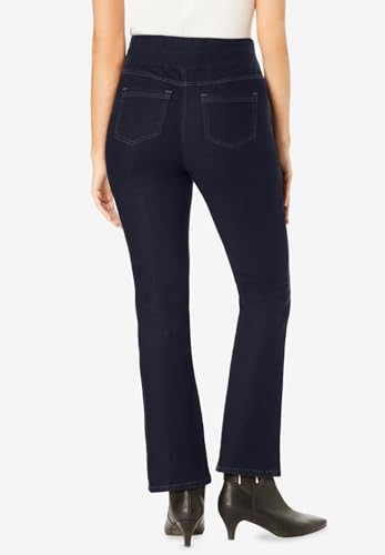 Woman Within Plus Size Flex-Fit Pull-On Bootcut Jean2