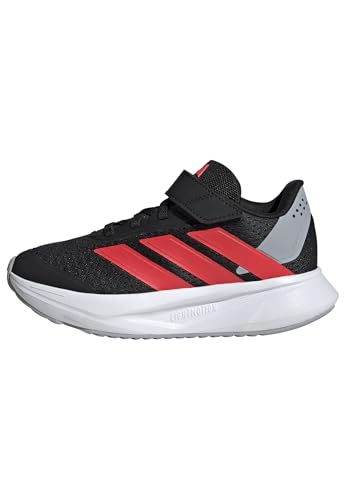 adidas Duramo SL Shoes Kids, Zapatillas, Core Black/Lucid Red/halo Silver, 32 EU