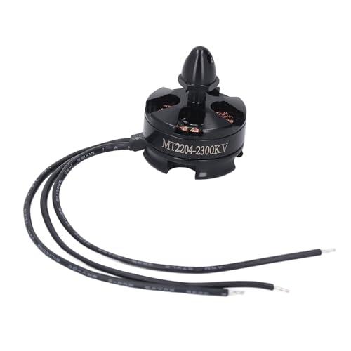 SIXRUN Motor sin Escobas de Drones Estables y Potentes 2300kV RC para QAV 180 210 250 Negro
