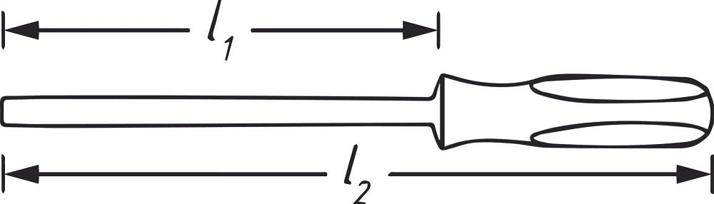 HAZET HEXAnamic®-schroevendraaier 802-30 · Sleufprofiel · SW 0,6 x 3,5 mm