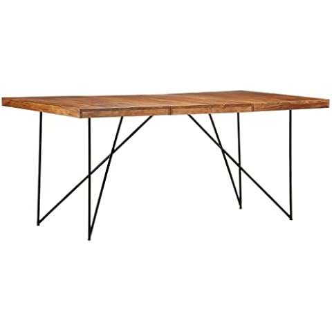 vidaXL Mesa de Comedor Madera Maciza Acacia Cover