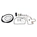 ZTUOAUMA Carburetor Carb Rebuild Kit Compatible with Mikuni HSR42/45/48 Smoothbore KHS-016 for Harley Twin Cam Evo Big Twin
