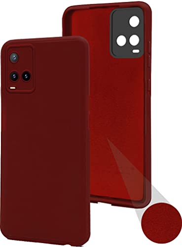 Image of Jkobi Back Cover Case for Vivo Y21 2021 | Y21G (Inside Fiber Cloth | Smooth Matte Finish | Elegant Professional Look |Red)