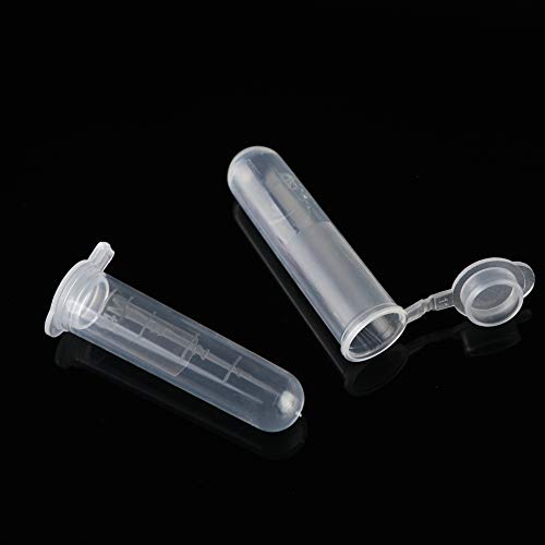 Eowpower 02-059-008 100 Pieces 4 Ml Plastic Vial Tube Centrifuge Tubes thumb #1