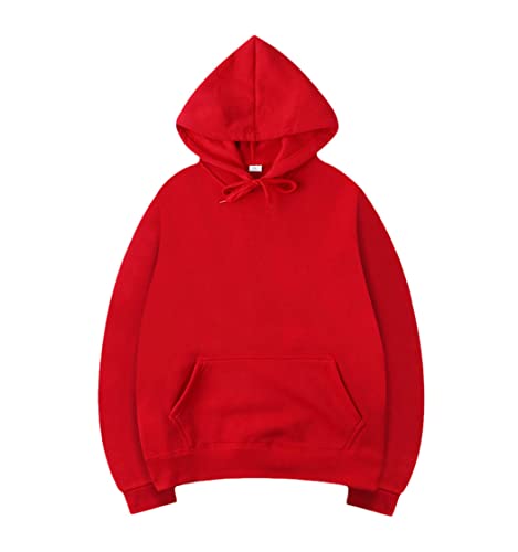 Pull en polaire unisexe chaud couleur unie noir rouge blanc gris rose taille XXL